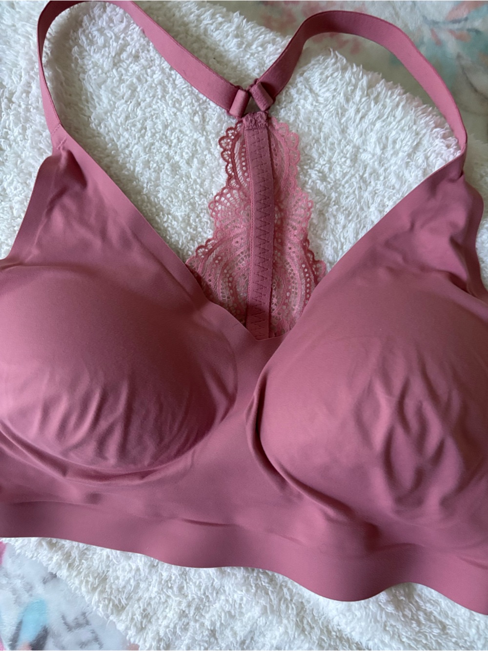 NWT Soma Racerback with Lace bralette ,XL bur fits like L